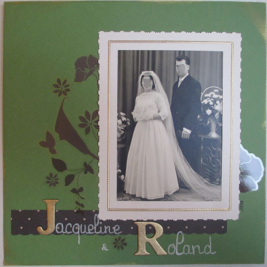 scrapbooking mariage vintage